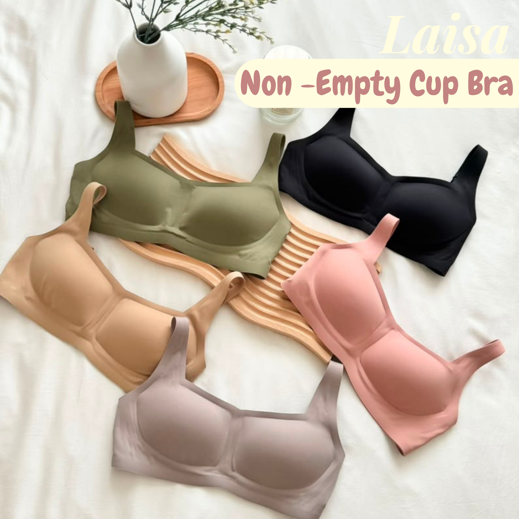 Laisa Non Empty Cup Bra – Your Invisible Comfort Essential